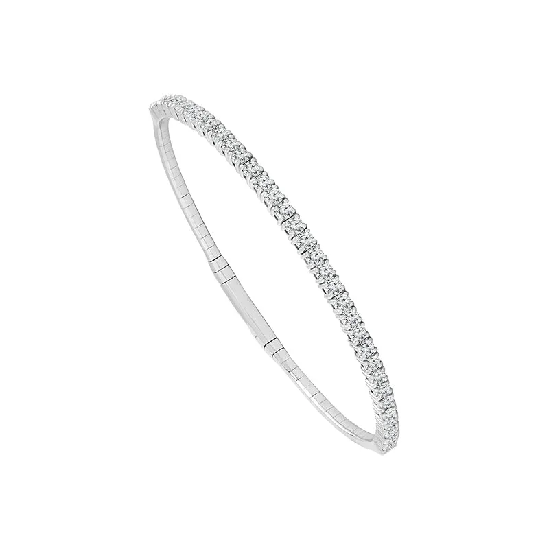14K YELLOW GOLD 2.00 CT. TW. CLASSIC PRONG DIAMOND BRACELET