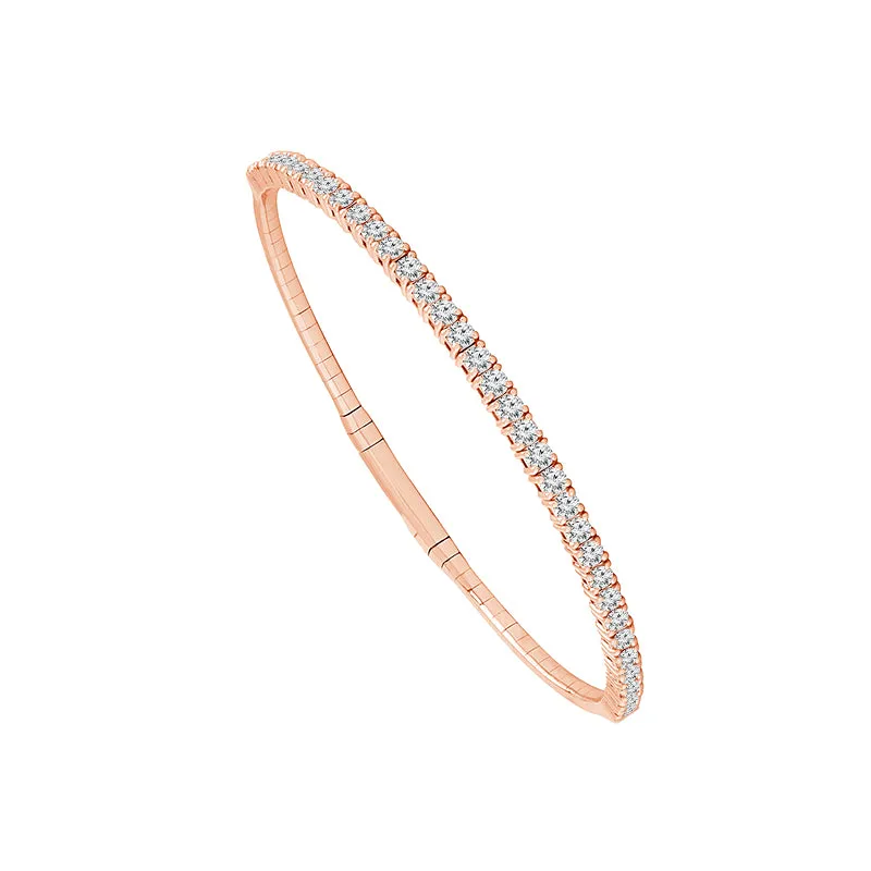14K YELLOW GOLD 2.00 CT. TW. CLASSIC PRONG DIAMOND BRACELET