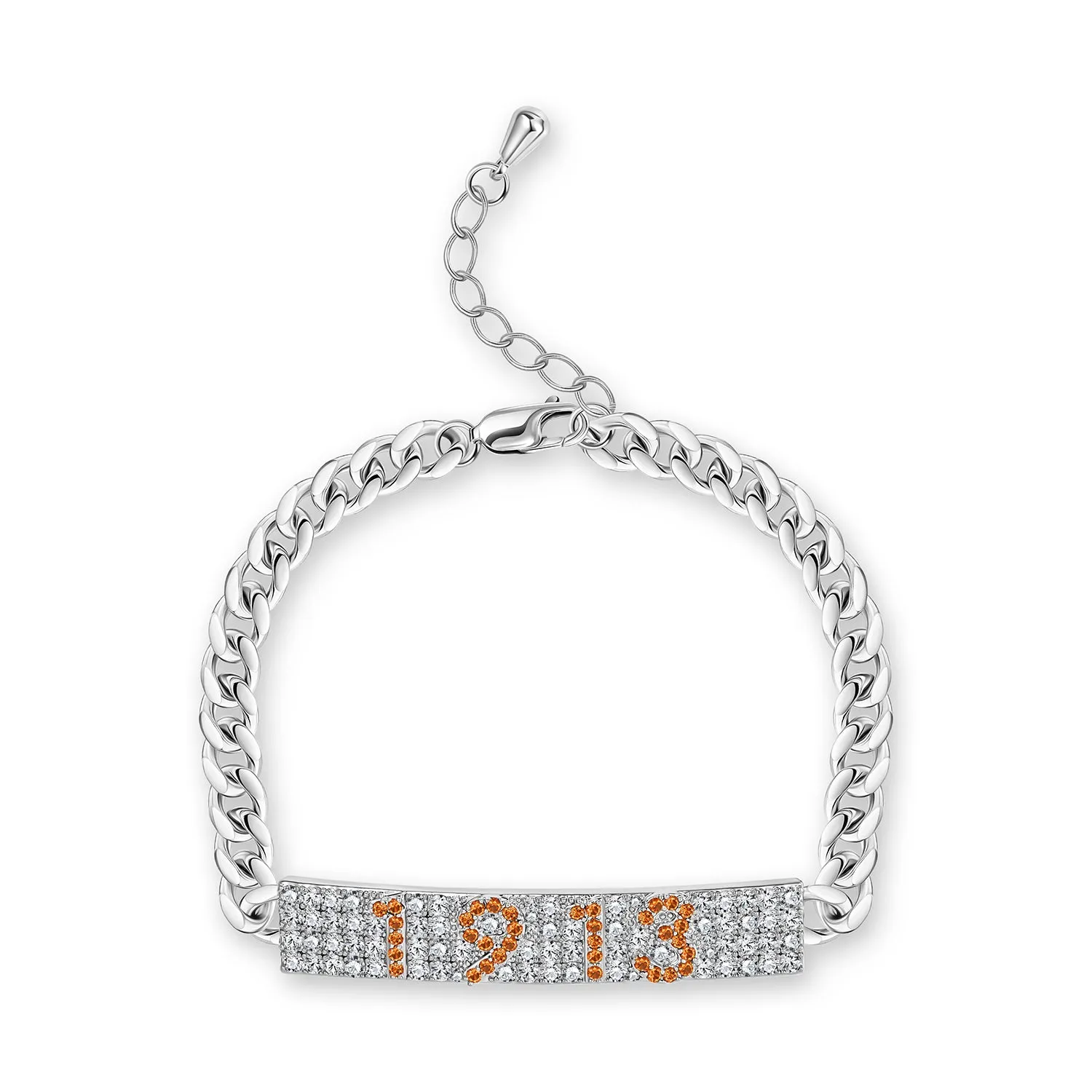 1913 Crystal Bracelet-Silver