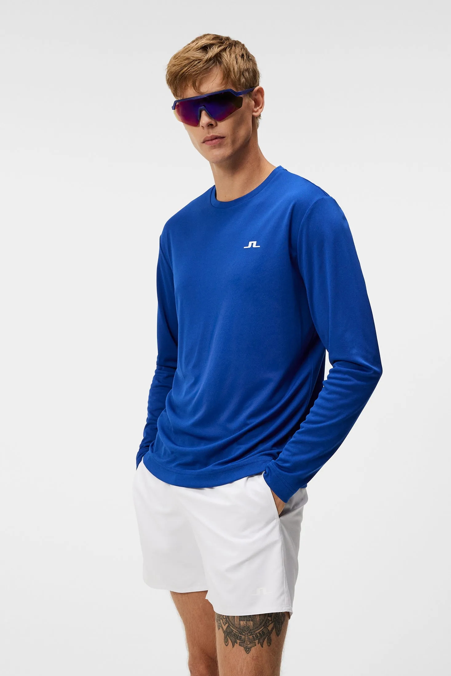 Ade T-shirt LS / Sodalite Blue