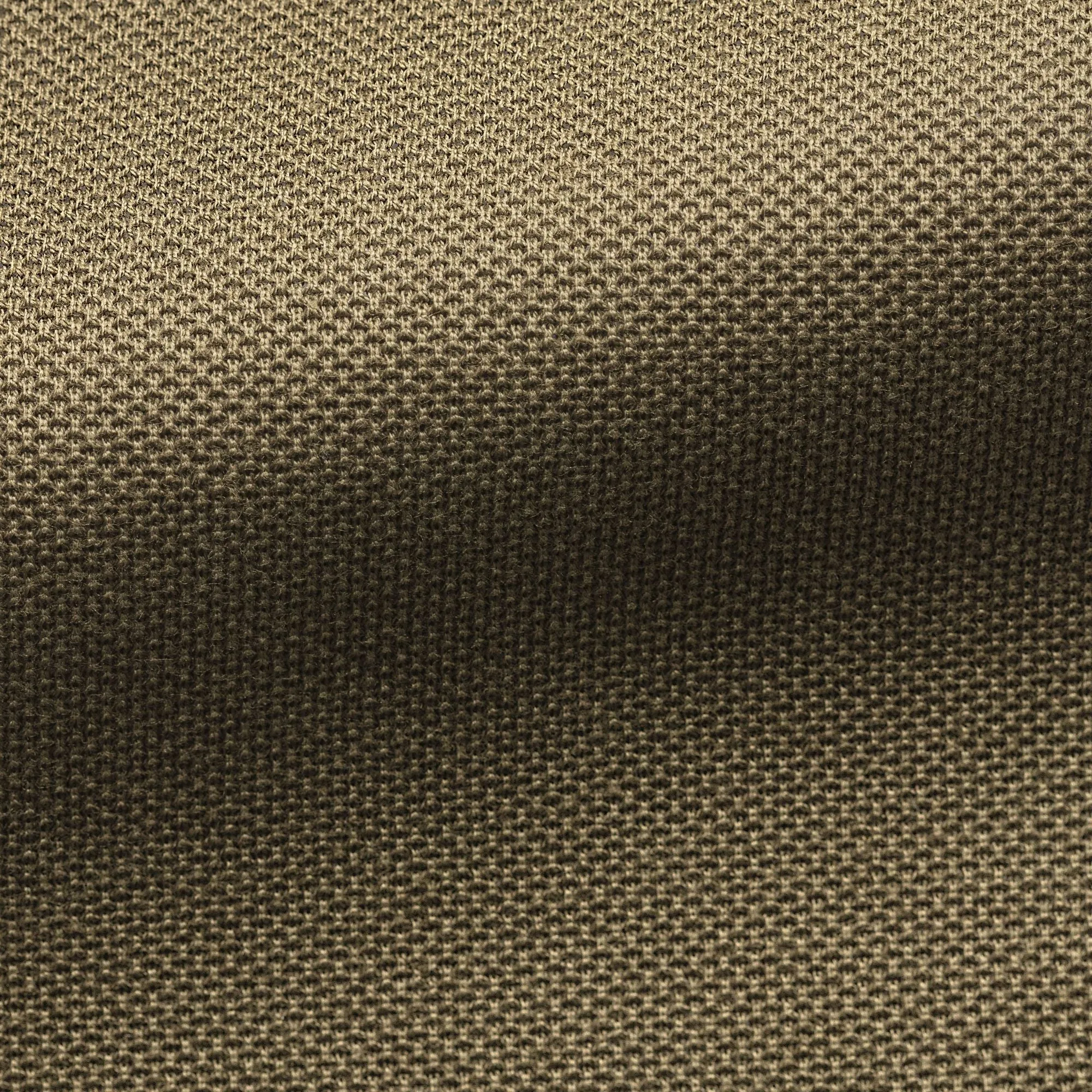 Albini Knit Olive Green Piquet Doppio Cotton