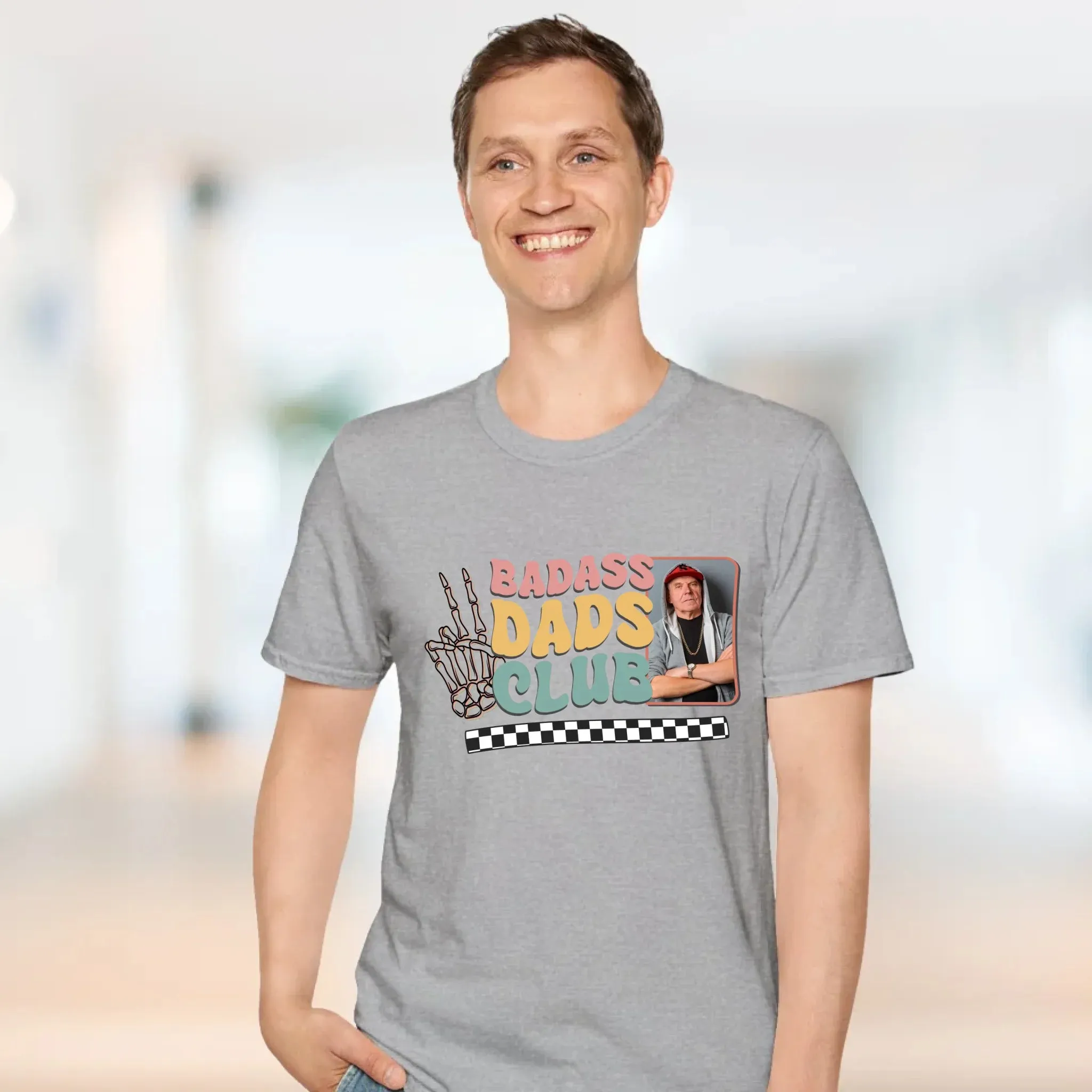 Badass Dads Club - Custom Photo - Personalized Gifts For Dad - Hoodie