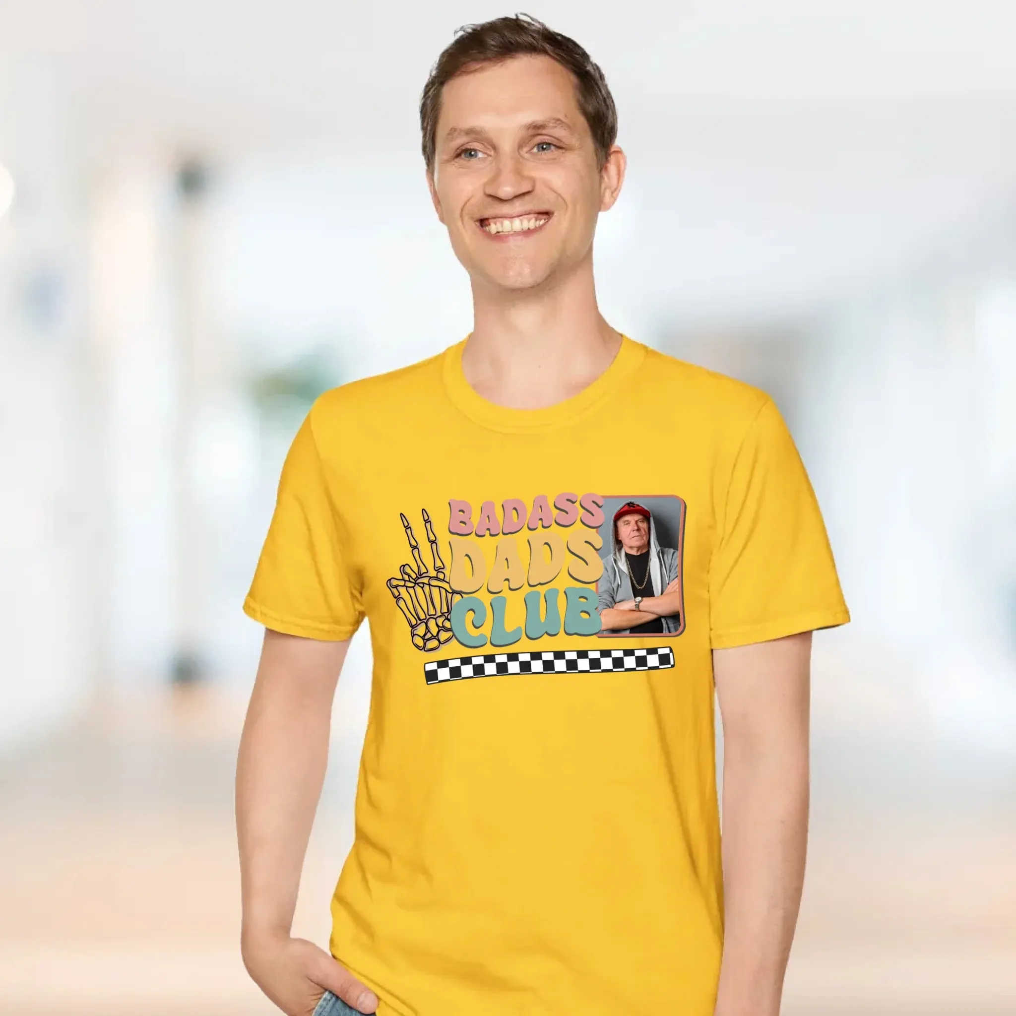 Badass Dads Club - Custom Photo - Personalized Gifts For Dad - Hoodie