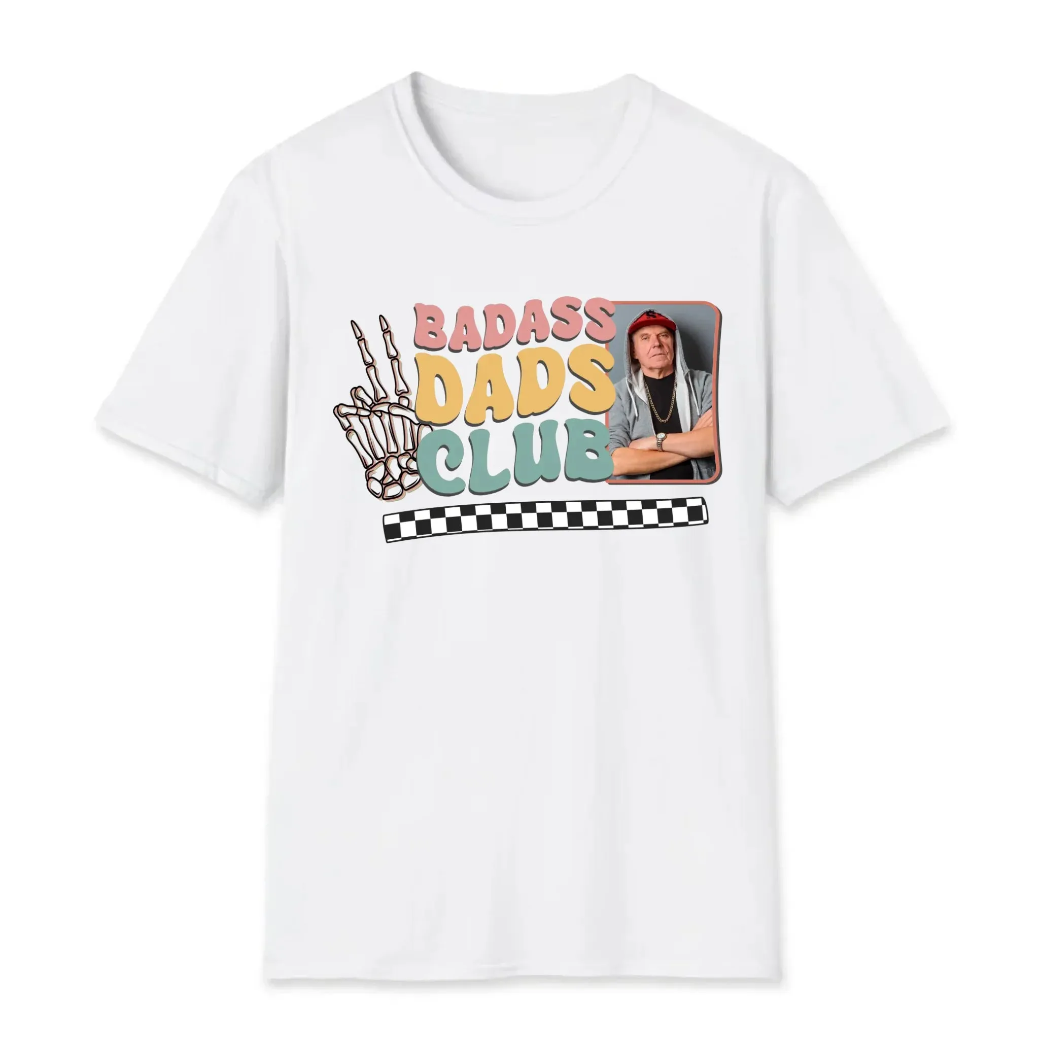 Badass Dads Club - Custom Photo - Personalized Gifts For Dad - Hoodie