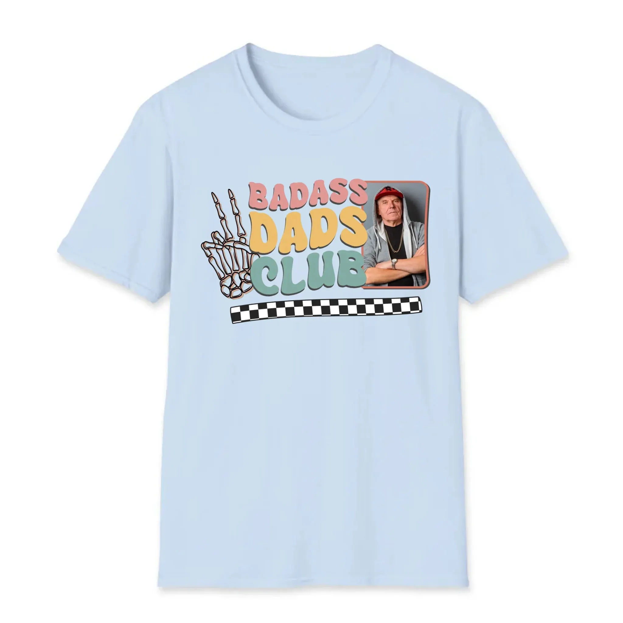 Badass Dads Club - Custom Photo - Personalized Gifts For Dad - Hoodie