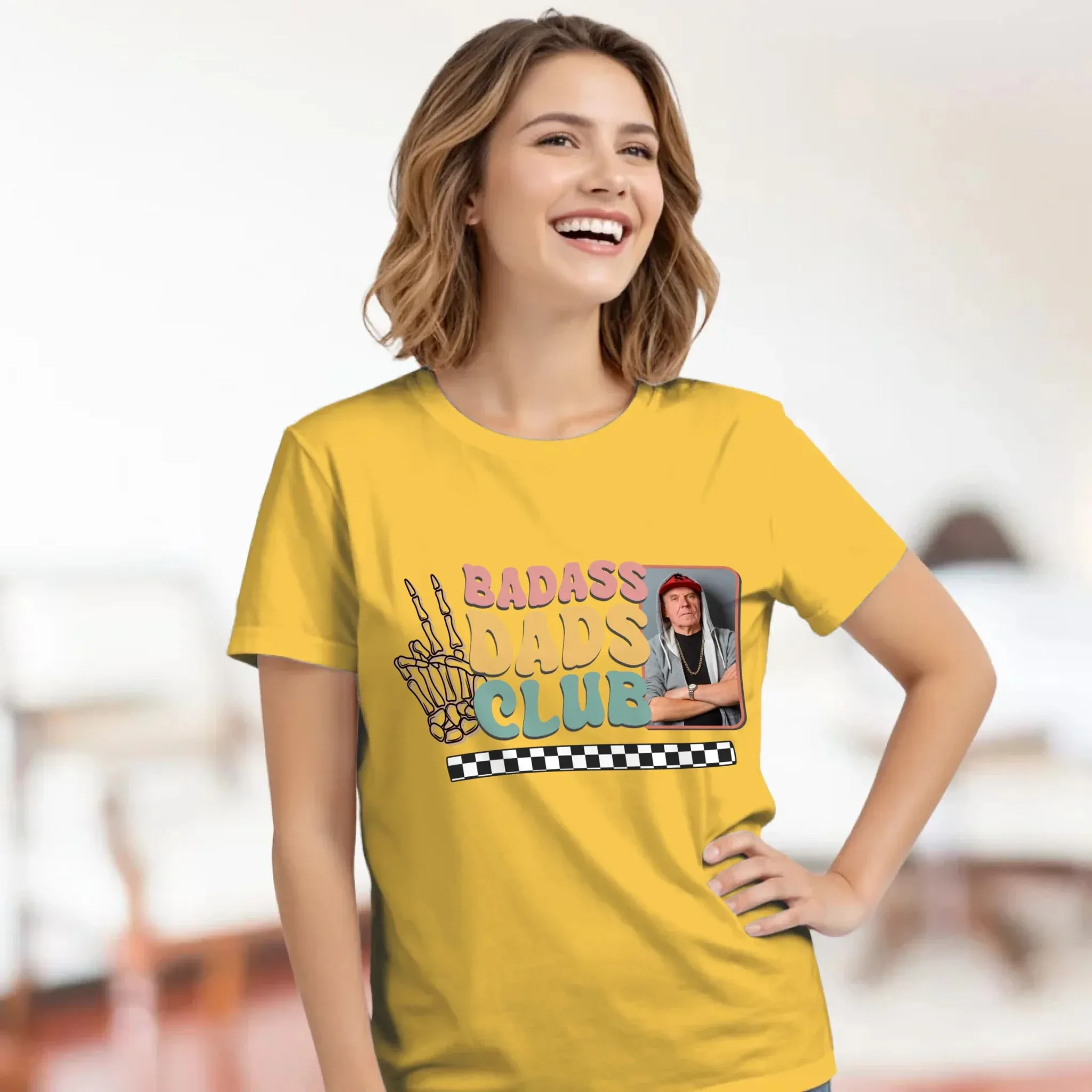 Badass Dads Club - Custom Photo - Personalized Gifts For Dad - Hoodie
