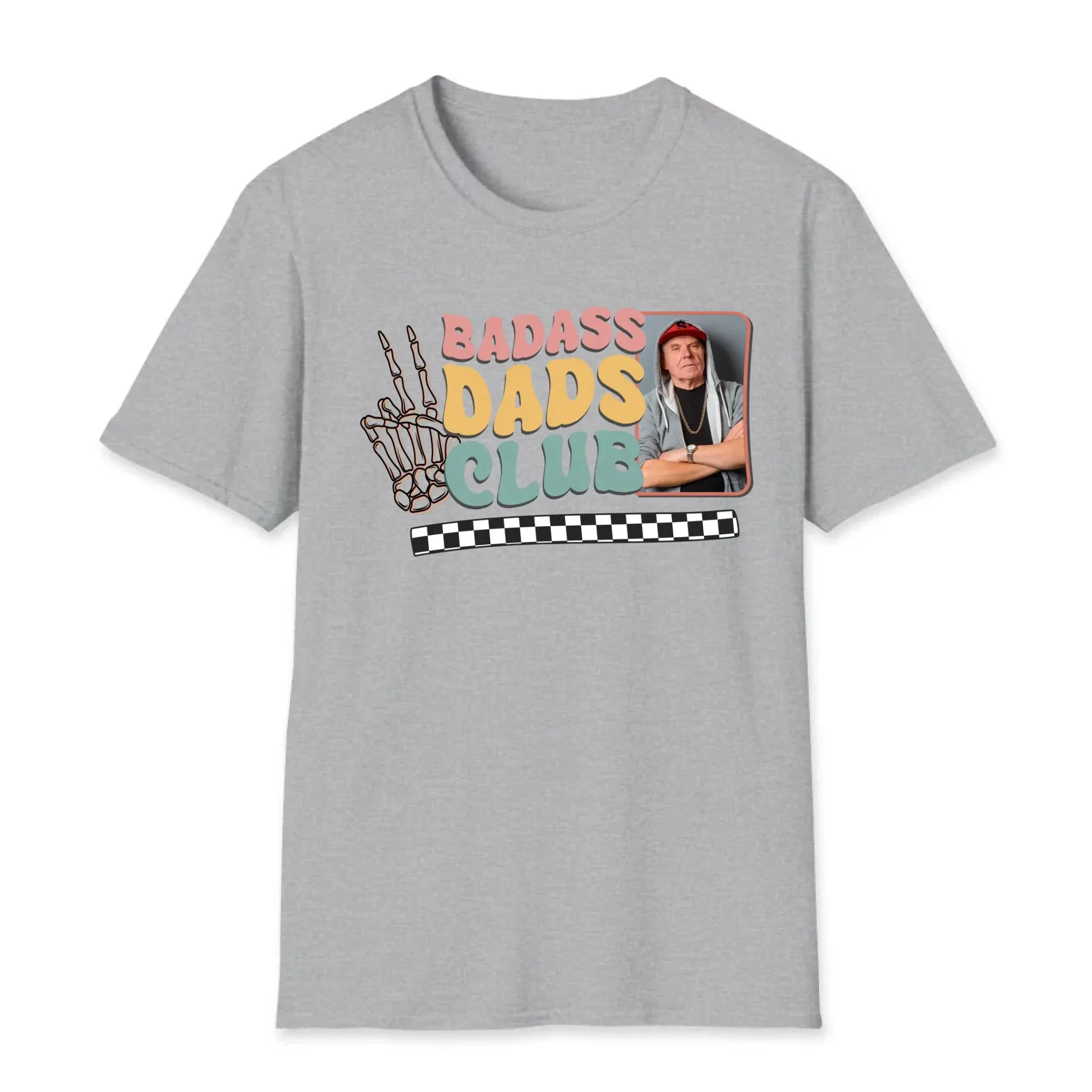 Badass Dads Club - Custom Photo - Personalized Gifts For Dad - Hoodie