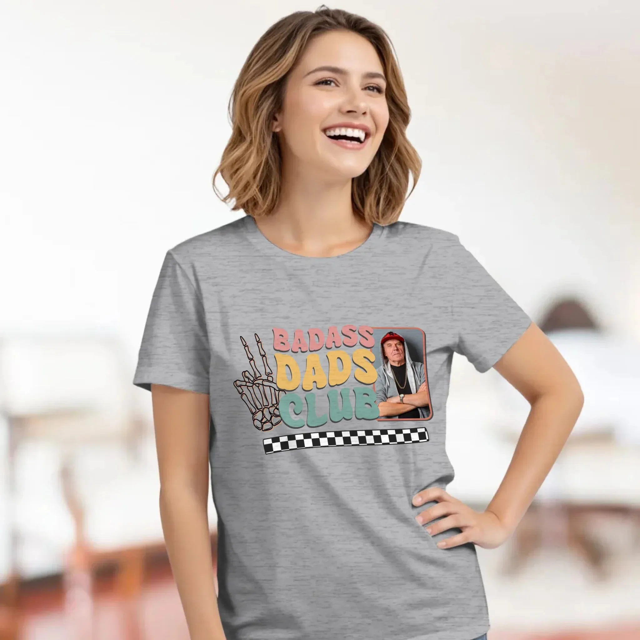Badass Dads Club - Custom Photo - Personalized Gifts For Dad - Hoodie