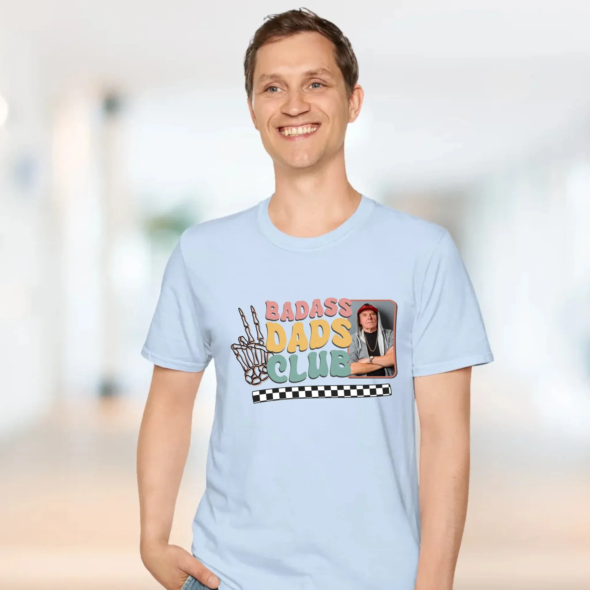 Badass Dads Club - Custom Photo - Personalized Gifts For Dad - Hoodie