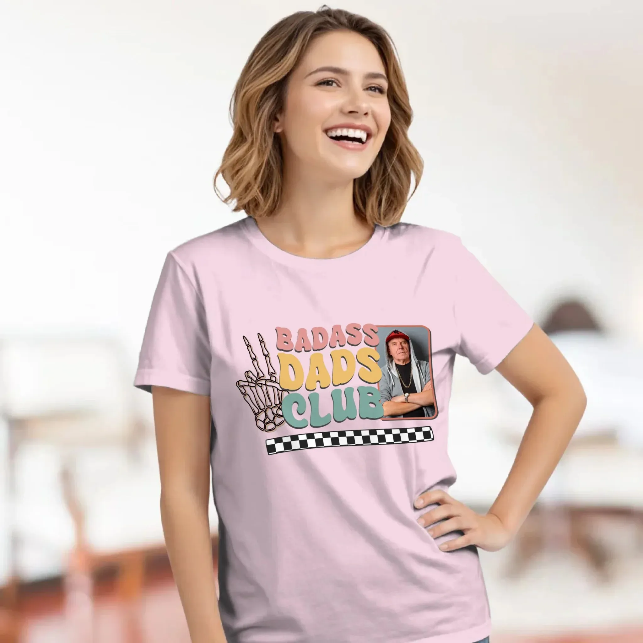 Badass Dads Club - Custom Photo - Personalized Gifts For Dad - Hoodie