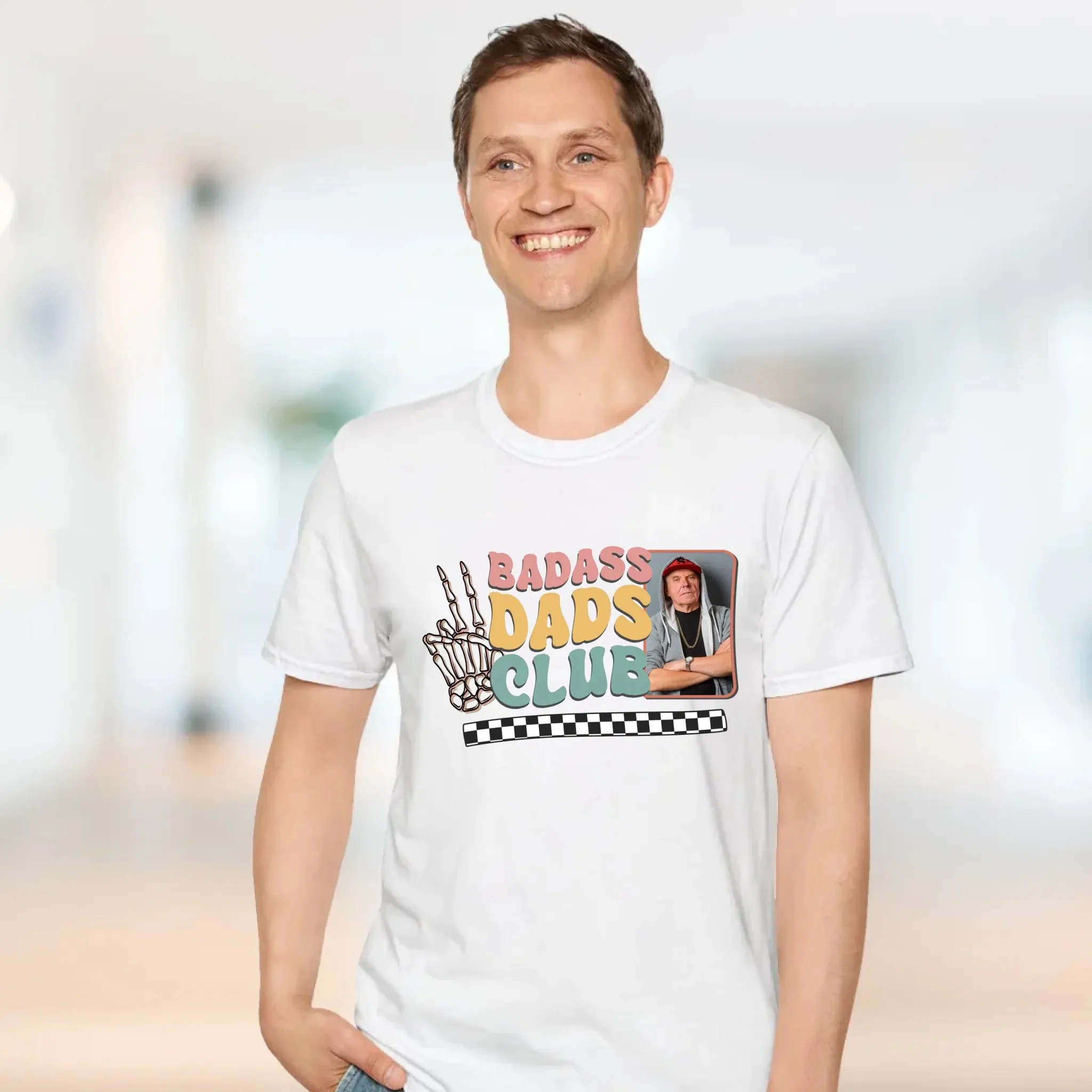 Badass Dads Club - Custom Photo - Personalized Gifts For Dad - Hoodie
