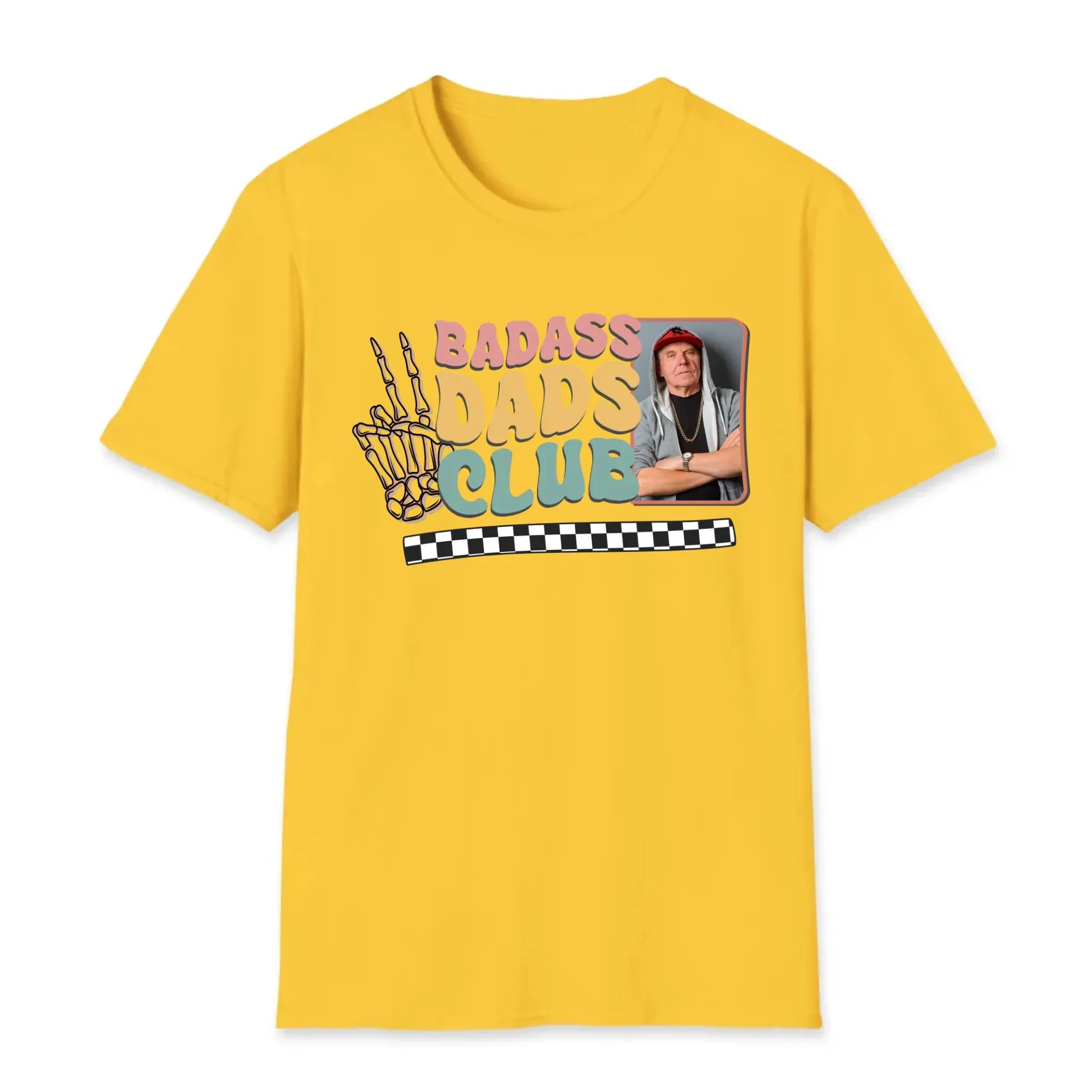 Badass Dads Club - Custom Photo - Personalized Gifts For Dad - Hoodie