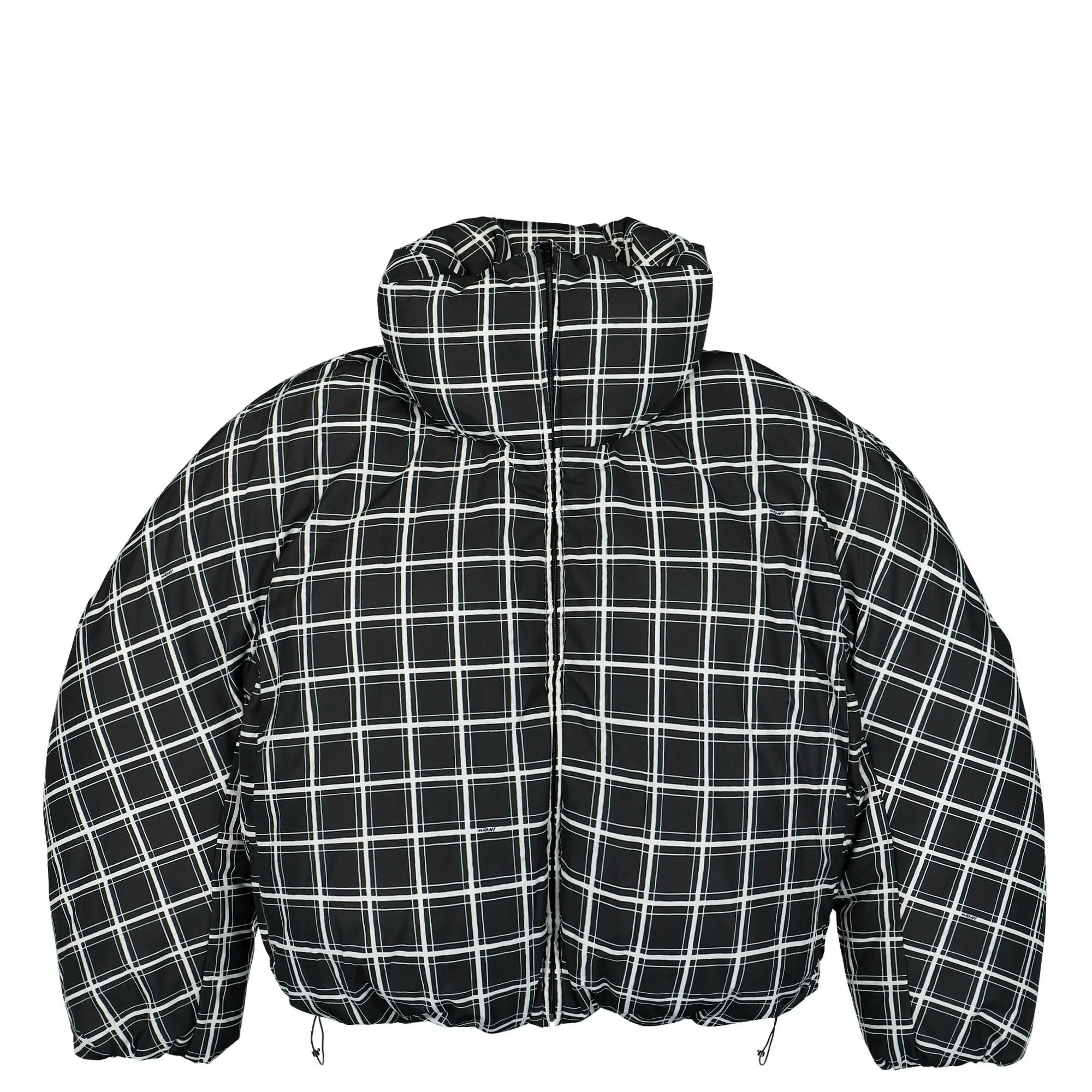 Big Check Nylon Padded Jacket