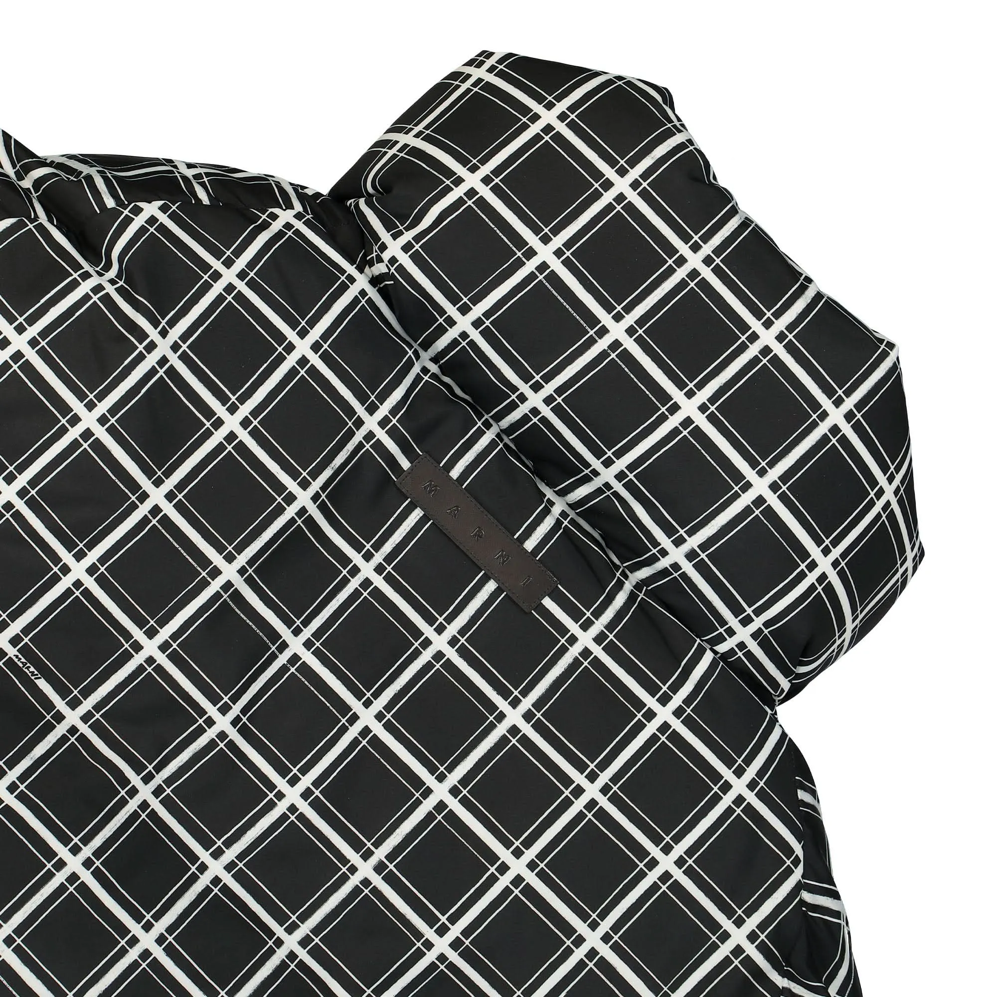 Big Check Nylon Padded Jacket