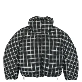 Big Check Nylon Padded Jacket