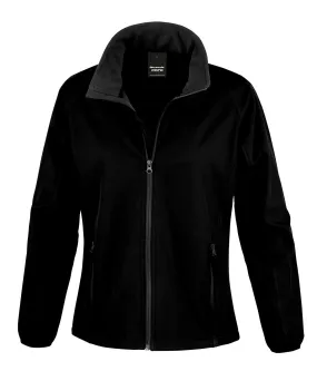Black/Black - Women's Core printable softshell jacket