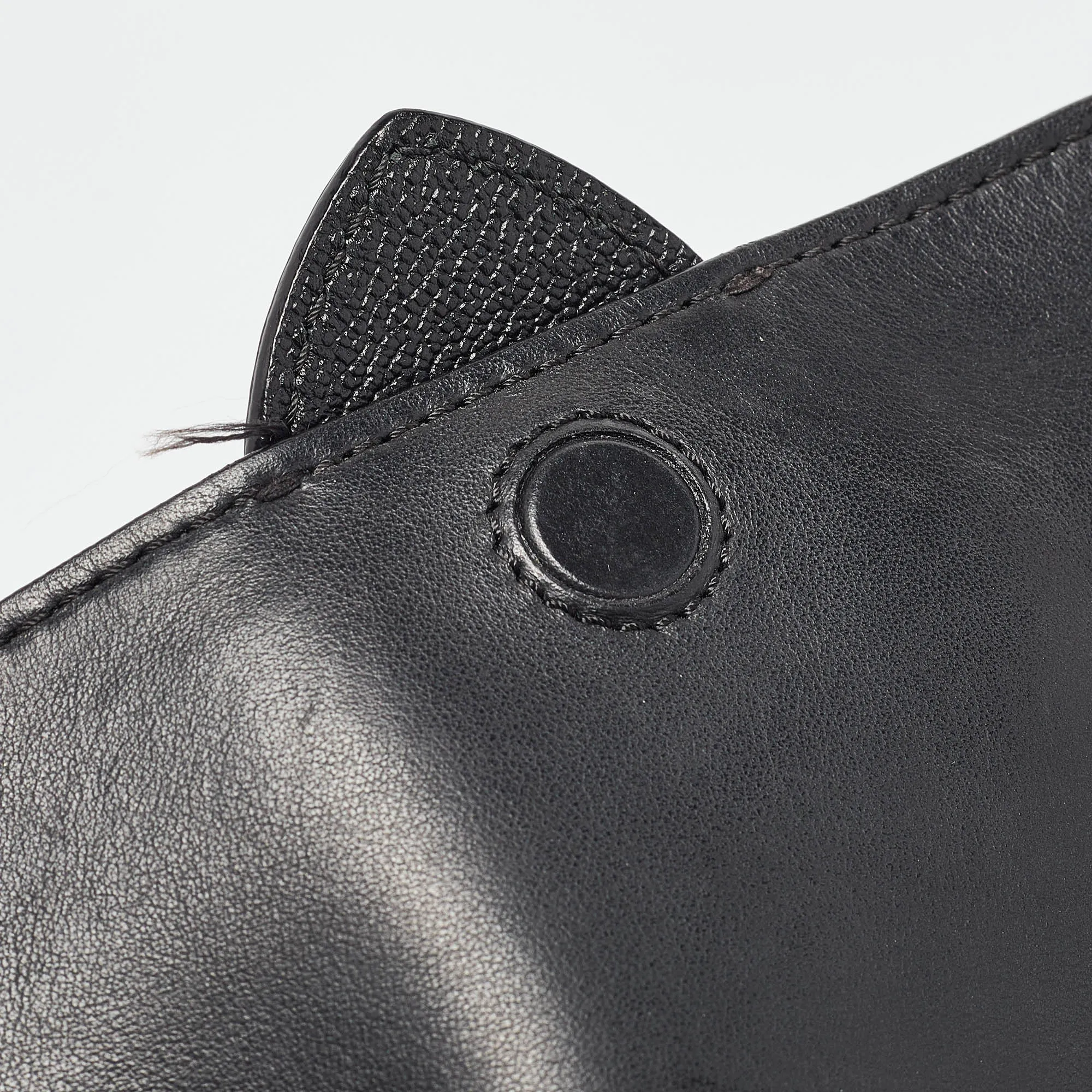 BURBERRY Black Leather Small Medley Crossbody Bag