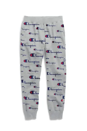 Champion Reverse Weave Joggers, All Over Logo