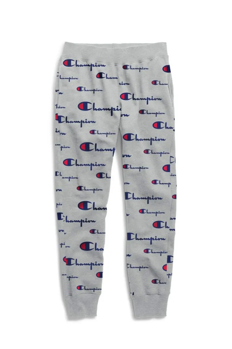 Champion Reverse Weave Joggers, All Over Logo