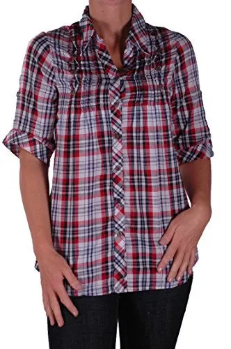 Checkered Check Blouse