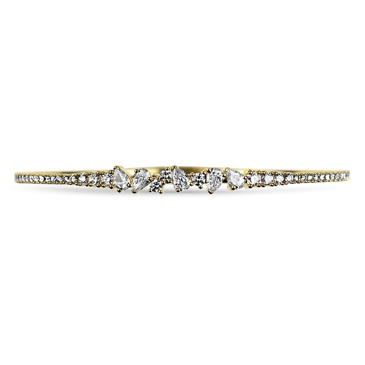 Christopher Designs 14k Yellow Gold Flexible Bangle Bracelet