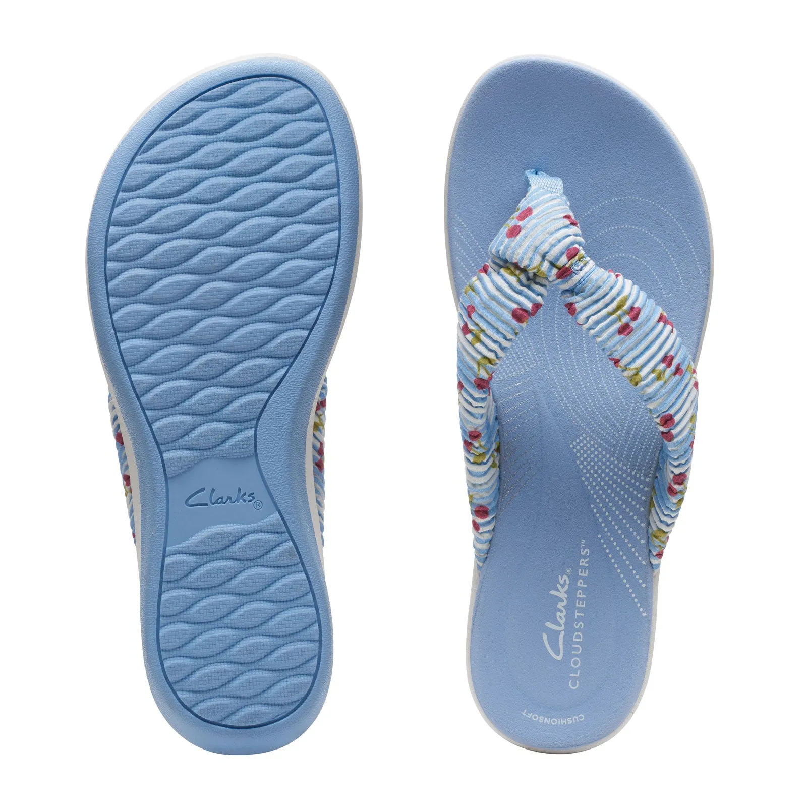Clarks Arla Glison Sandal (Women) - Blue Synthetic