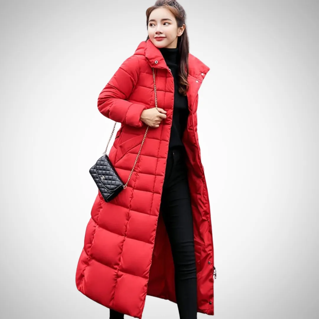 Cory Long Belted Winter Coat