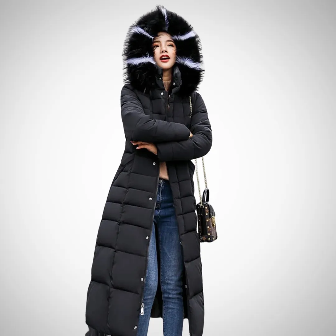 Cory Long Belted Winter Coat