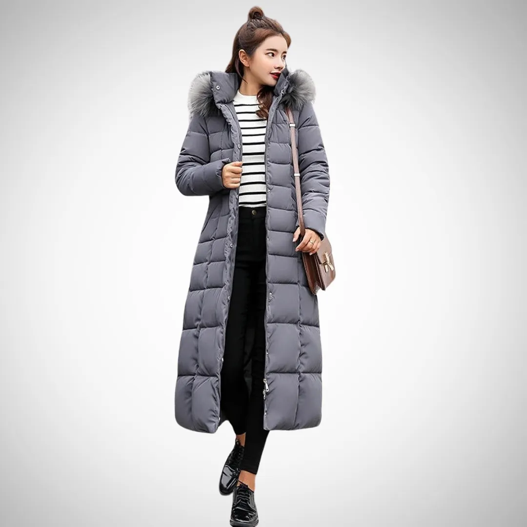 Cory Long Belted Winter Coat