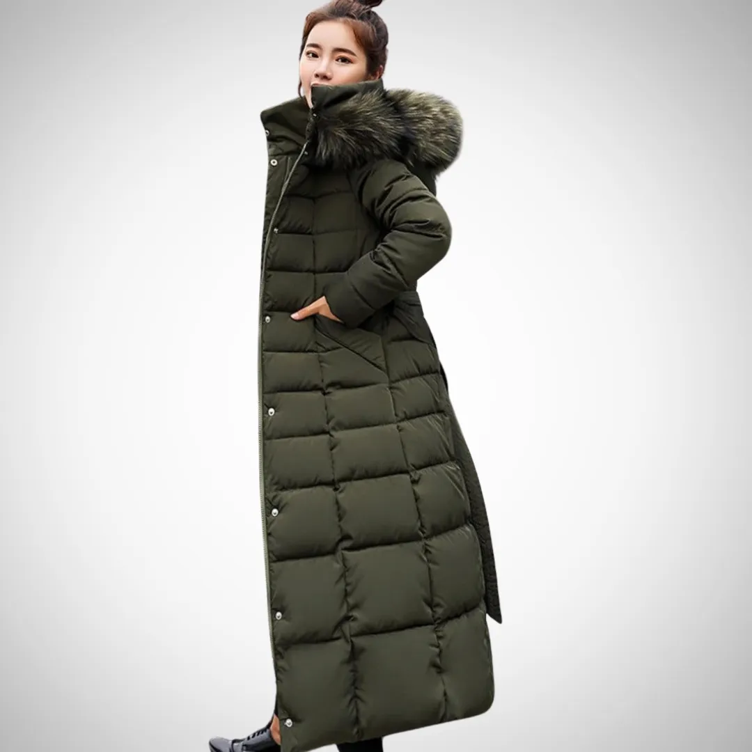 Cory Long Belted Winter Coat
