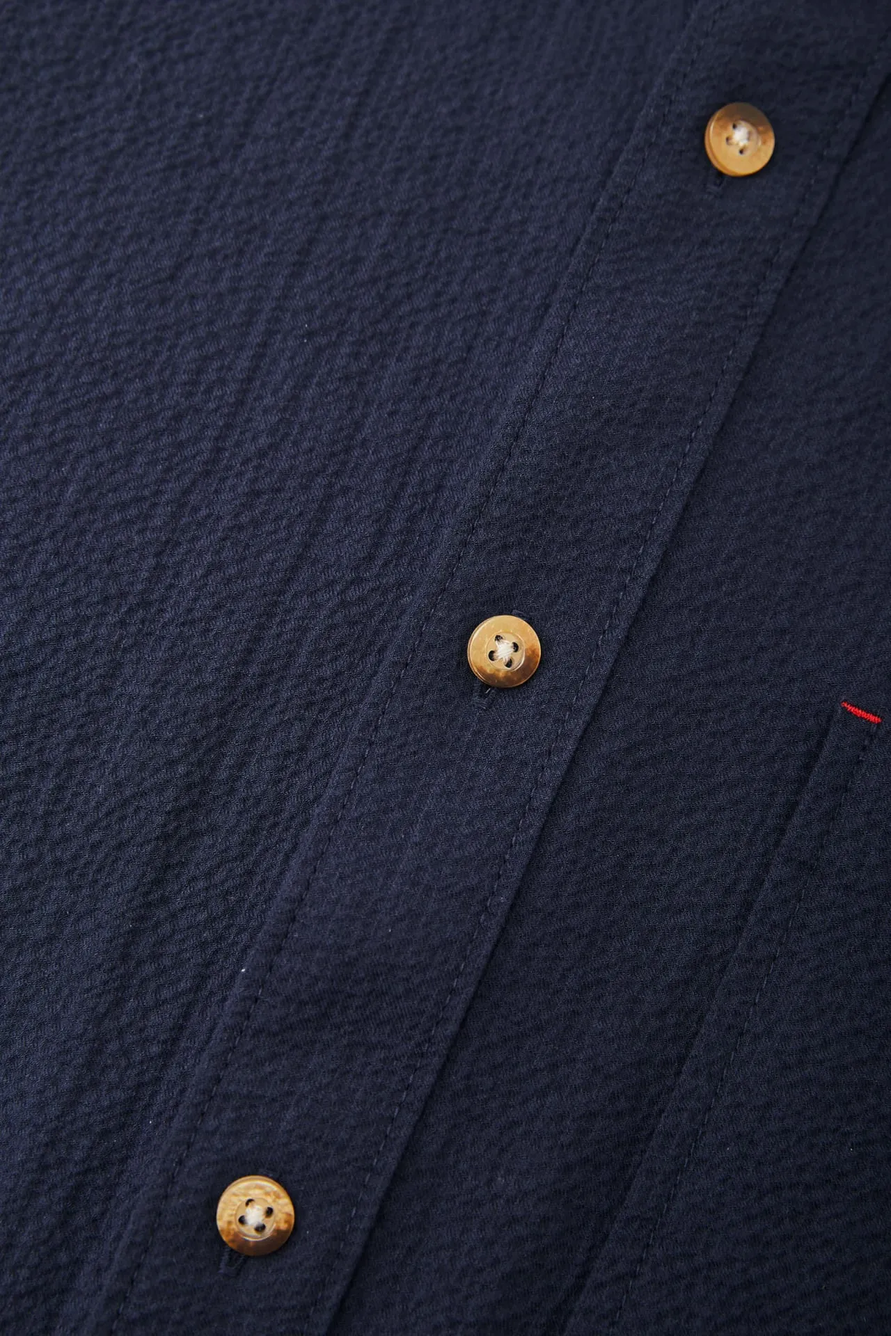 Cotton Seersucker Smart Fit Casual Shirt with Pocket