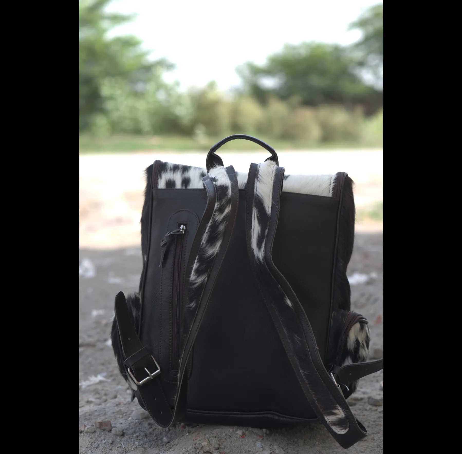 Cowhide Diaper Backpack: Luxury for Everyday Use"