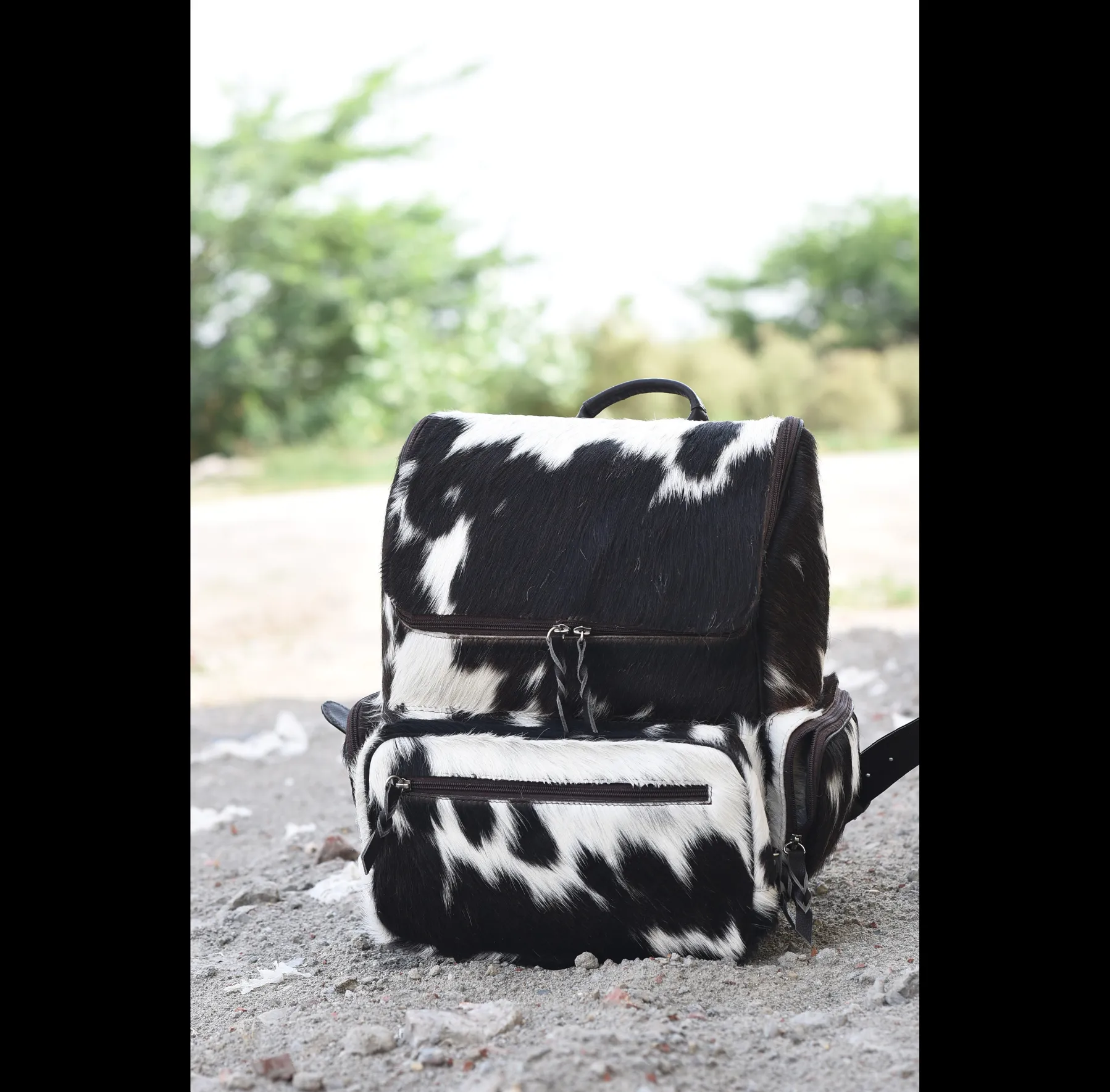 Cowhide Diaper Backpack: Luxury for Everyday Use"