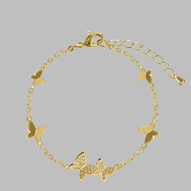 Crystal Butterfly Bracelet