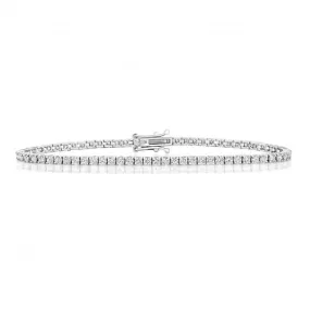 Diamond Jewellery 18ct Gold Tennis Bracelet BDQ711W/GH8