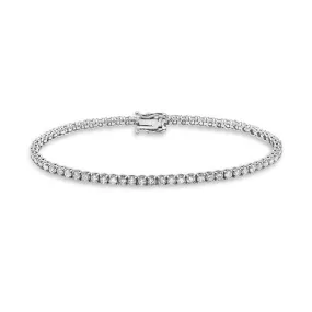 Diamond Tennis Bracelet (7.00 ct.) 3.7 mm 4-Prongs Setting in 14K Gold