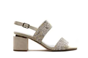 Django & Juliette Saam Sandal Silver Mix