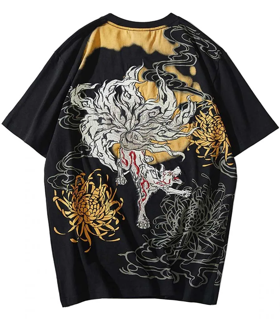 Dragon T-Shirt Japanese Fox