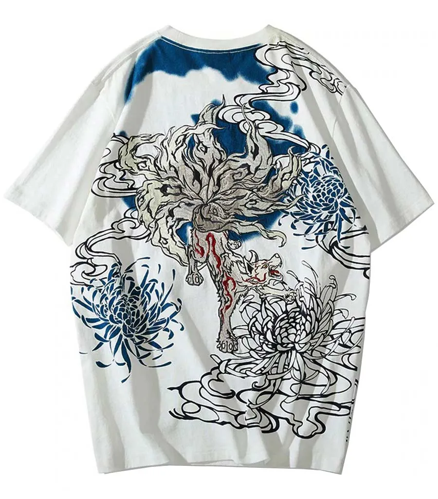 Dragon T-Shirt Japanese Fox