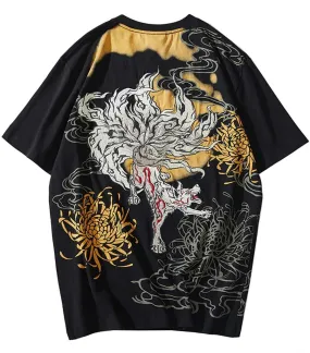 Dragon T-Shirt Japanese Fox