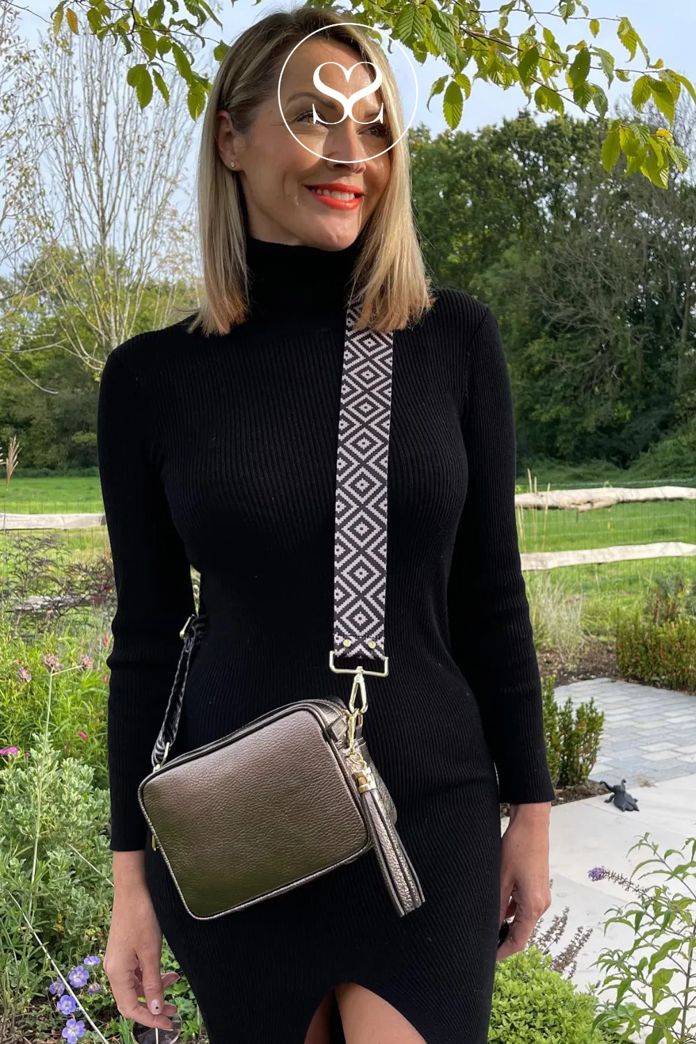 ELIE BEAUMONT - CROSSBODY BAG - BRONZE