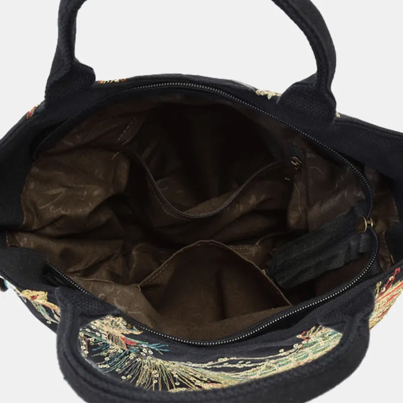 Ethereal Peacock Elegance Tote