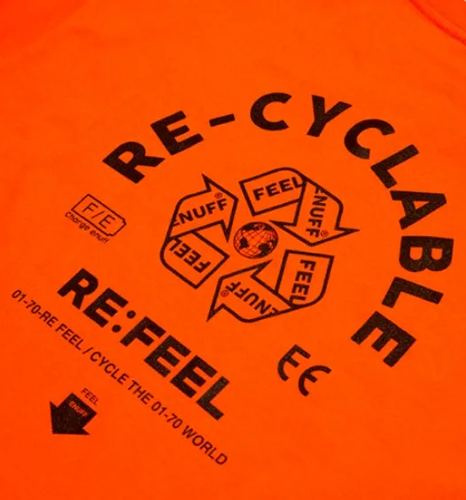 FEEL ENUFF (フィールイナフ)  RE-FEEL TEE / ORANGE