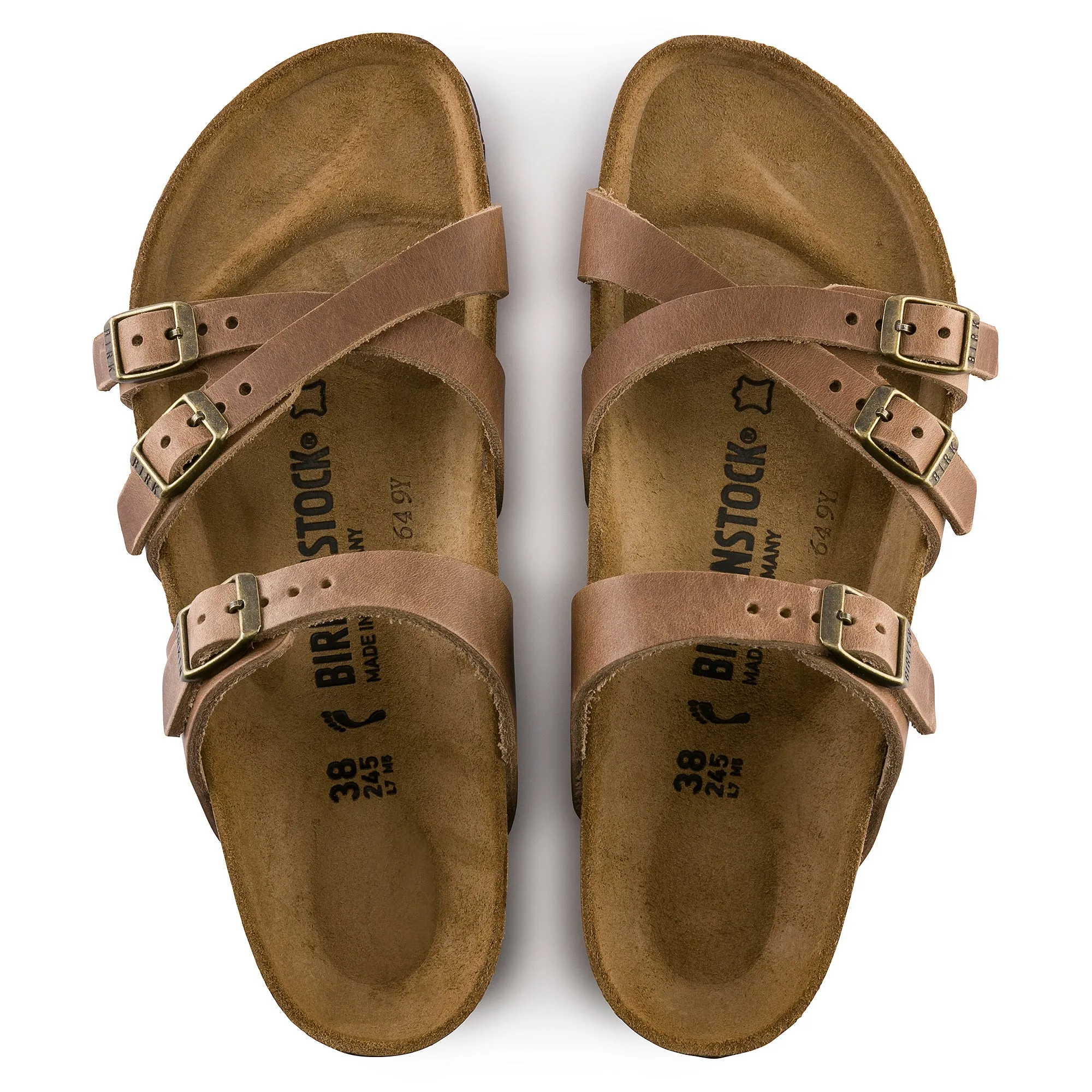 Franca Oiled Leather Tobacco
