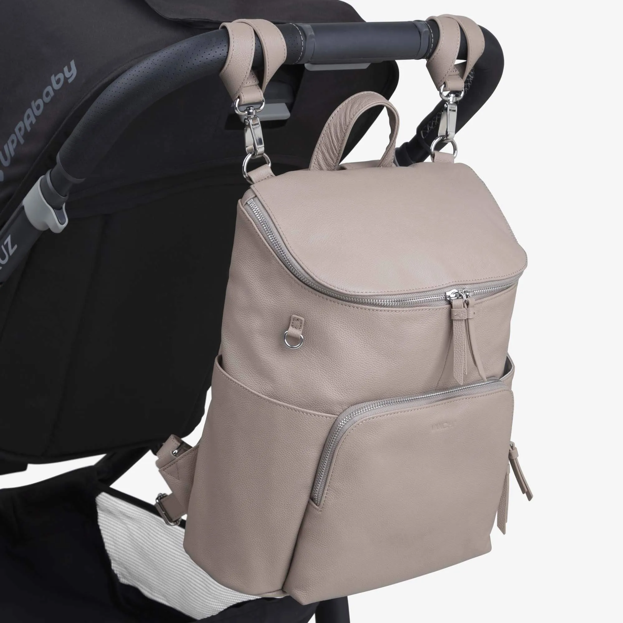 Frankie Everyday Backpack (Leather) Taupe