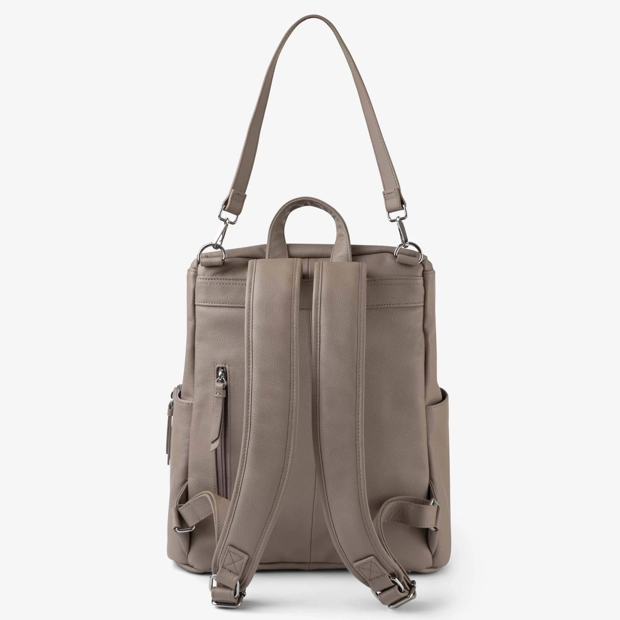 Frankie Everyday Backpack (Leather) Taupe