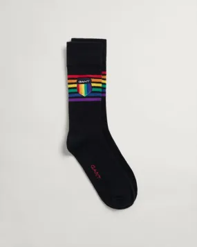 Gant Apparel Mens PRIDE. SOCKS 5/BLACK