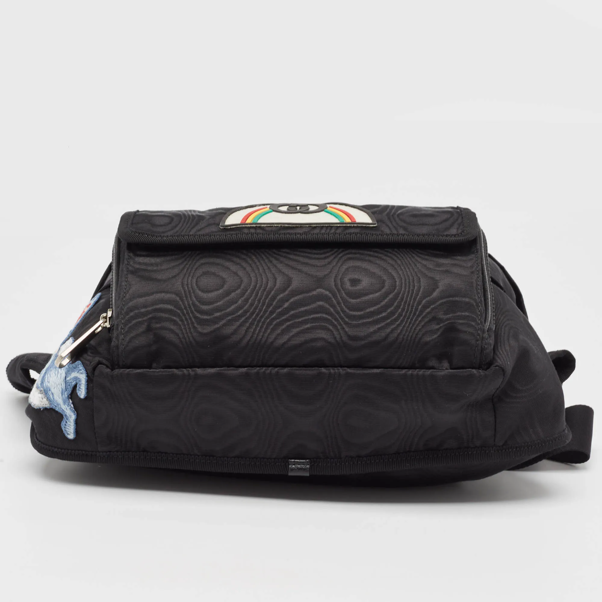 Gucci  Nylon Tenebre Logo Patch Belt Bag