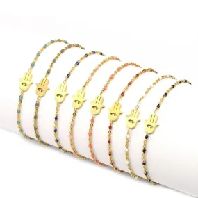 Hamsa Sparkly Bracelets