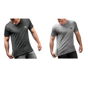 HAYABUSA PERFORMANCE T-SHIRT LOGO S-XL 2 COLORS GREY/BLACK